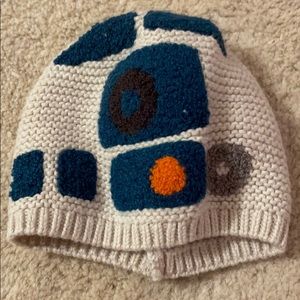 Rare Baby Gap x Star Wars R2D2 beanie 0-3 months